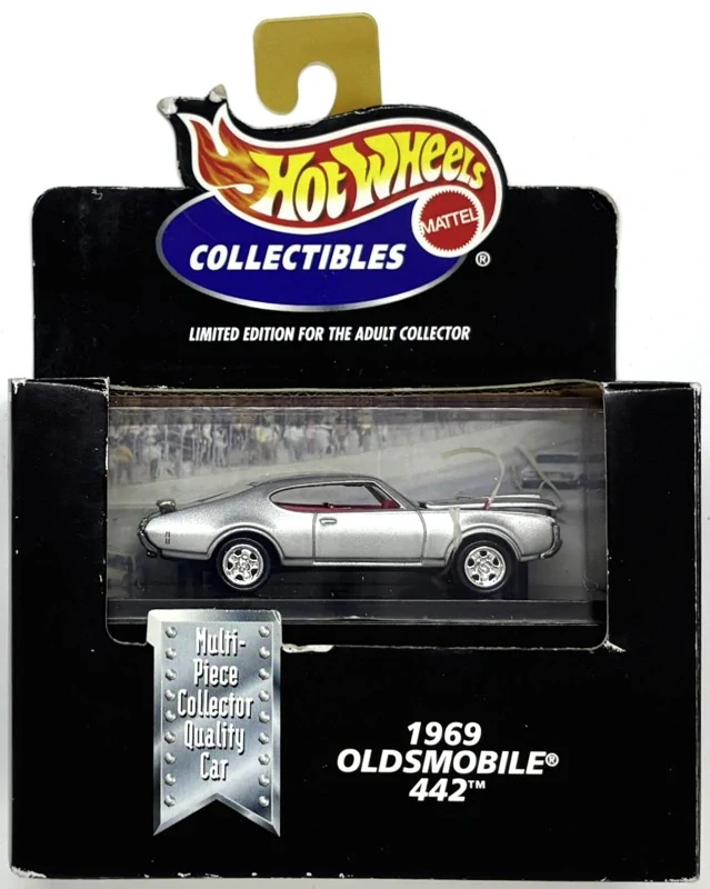 HOT WHEELS - 1969 Oldsmobile 442 Silver (E8)