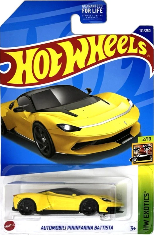 HOT WHEELS - Automobili Pininfarina Battista Yellow (E5)