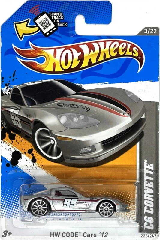 HOT WHEELS - C6 Corvette Silver (E5)