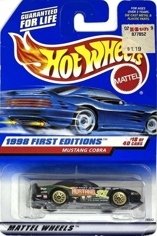 HOT WHEELS - Mustang Cobra Black (E5)