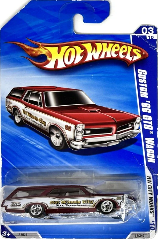 HOT WHEELS - Custom '66 GTO Wagon Red (E5)
