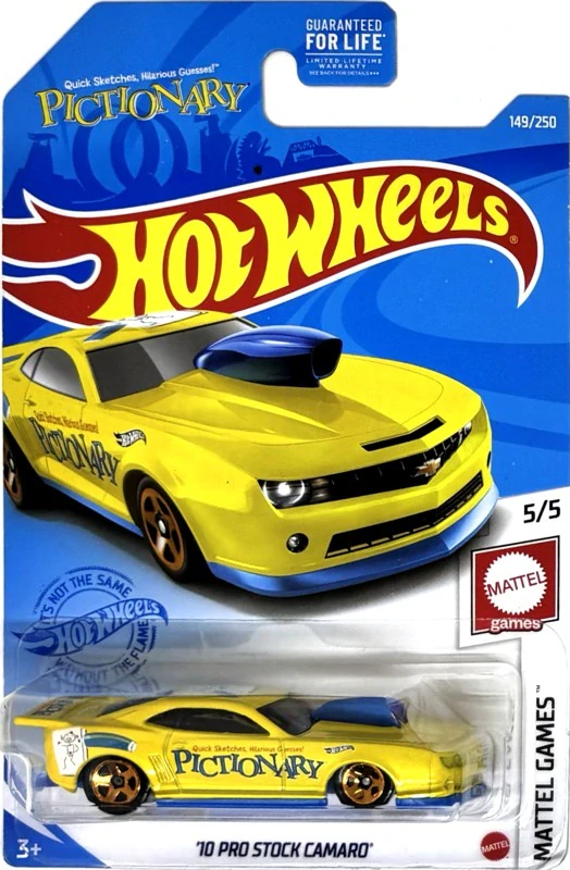 HOT WHEELS - '10 Pro Stock Camaro Yellow (E6)
