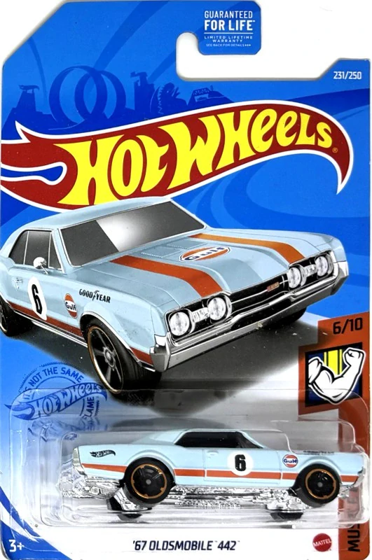HOT WHEELS - '67 Oldsmobile 442 Lightblue (E6)