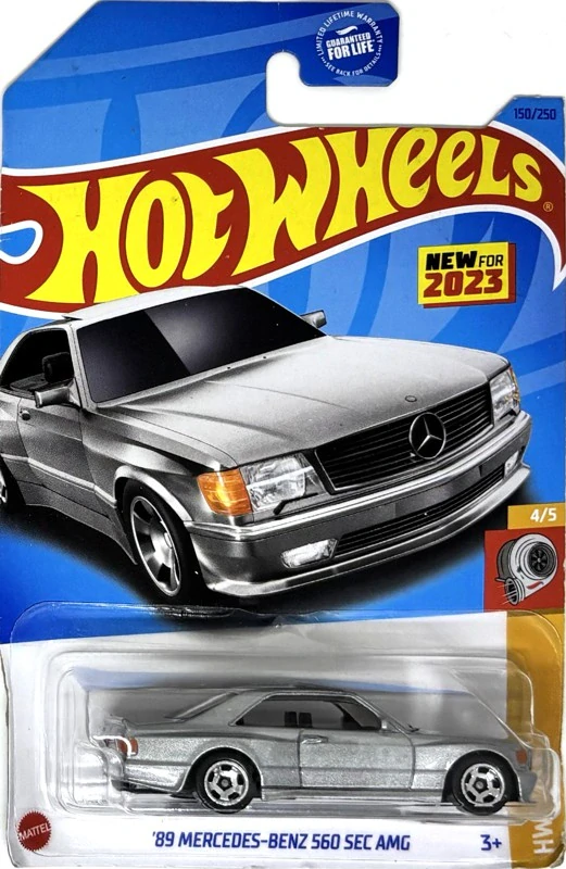 Hot Wheels - '89 Mercedes-Benz 560 SEC AMG Silver (E6)