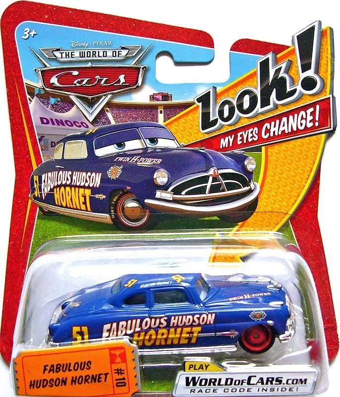Cars (Auta) - Fabulous Hudson Hornet - Look My Eyes Change (mrkací) - The World Of Cars