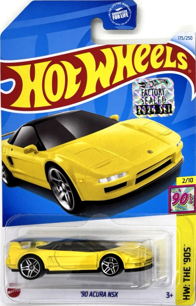 HOT WHEELS - '90 Acura NSX Yellow (KA4)