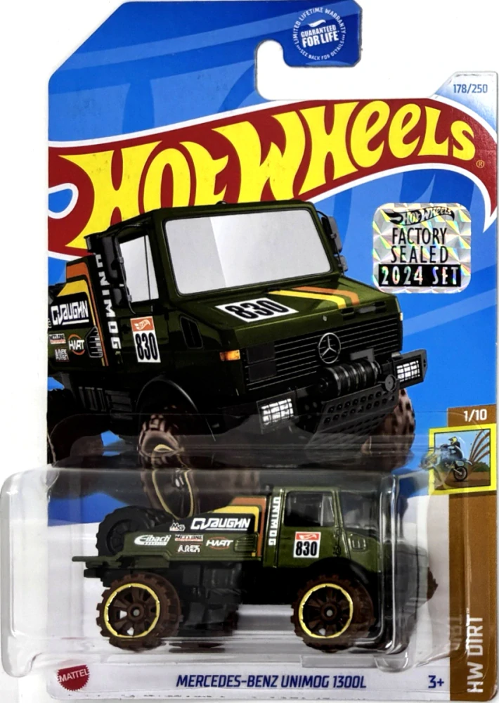 HOT WHEELS - Mercedes-Benz Unimog 1300L Green (KA5)