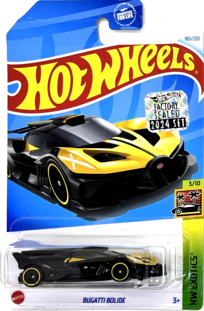 HOT WHEELS - Bugatti Bolide Black-Yellow (KA5)