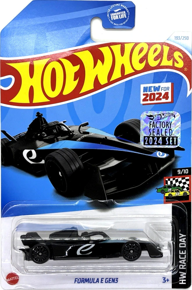 HOT WHEELS - Formula E Gen3 Black (KA6)