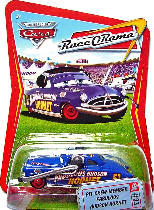 Cars (Auta) - Pit Crew Member Fabulous Hudson Hornet - Race O Rama