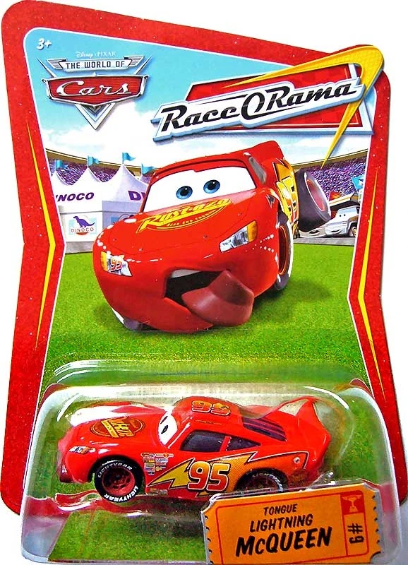 Cars (Auta) Tongue McQueen (Blesk s vyplazeným jazykem) - Race O Rama
