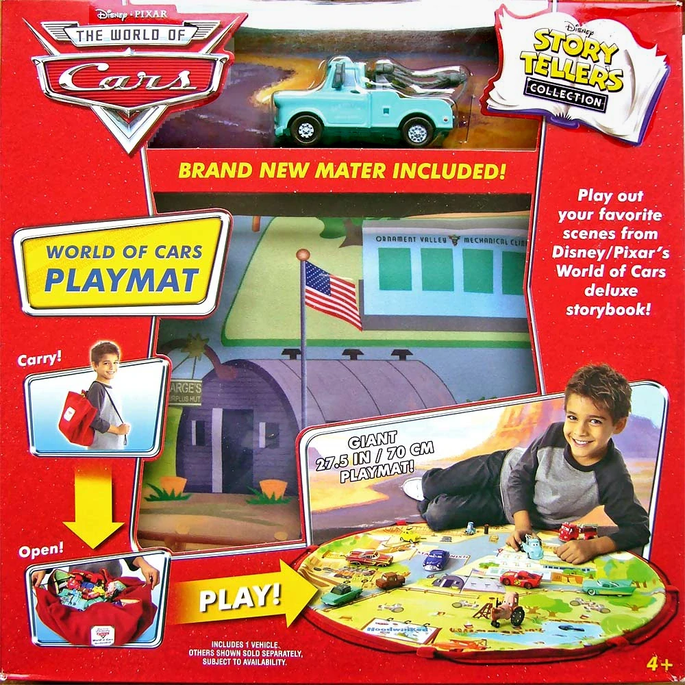Cars (Auta) - Playmat (hrací kobereček) + Brand New Mater (mladý Burák) - Story Tellers