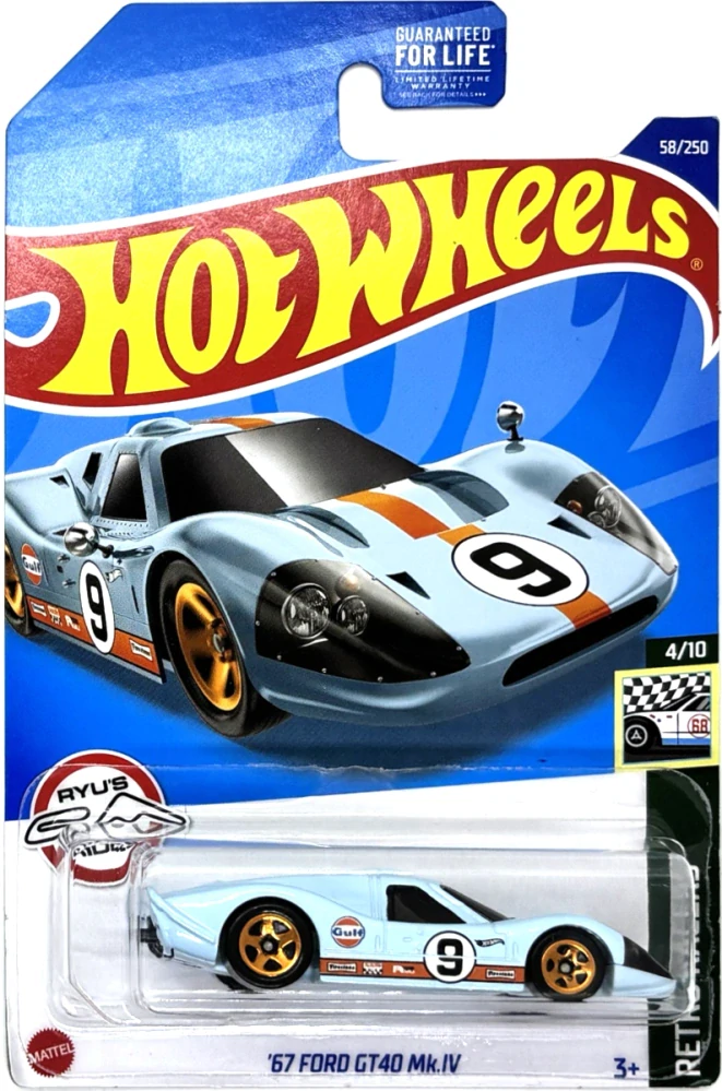 HOT WHEELS - '67 Ford GT40 Mk.IV LightBlue (F3)