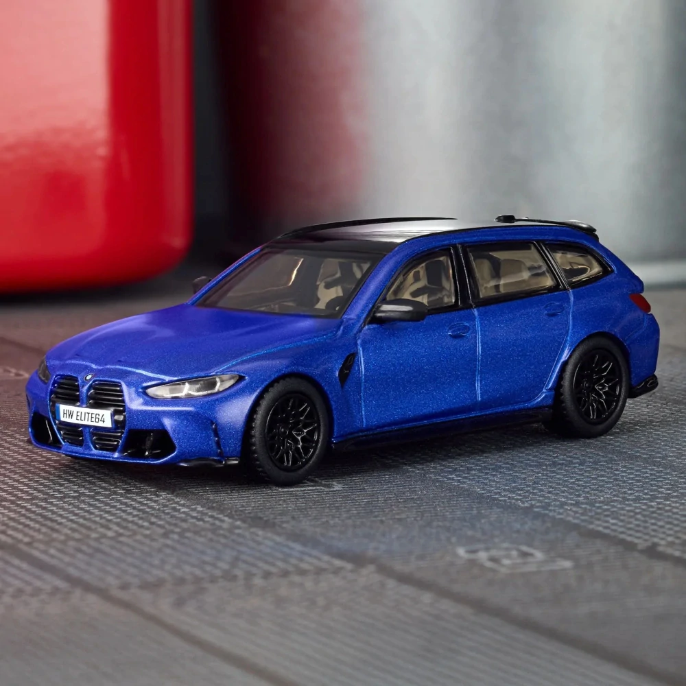 Hot Wheels - Elite 64 BMW M3 Touring - Blue HWR93