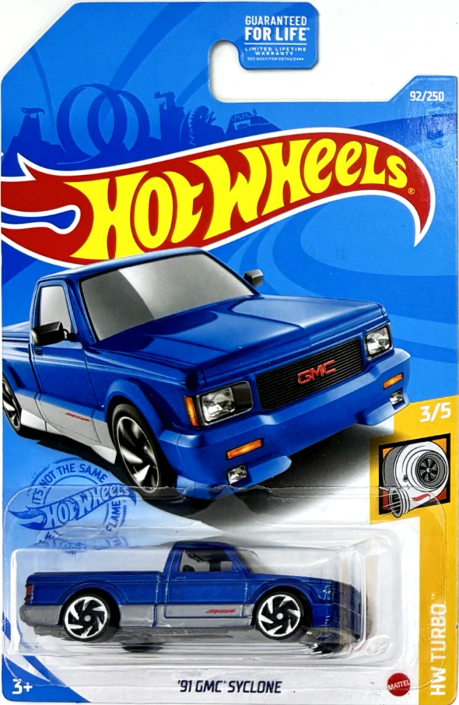 HOT WHEELS - '91 GMC Syclone Blue (F4)