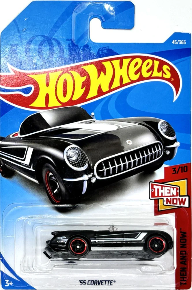 HOT WHEELS - '55 Corvette Black (F6)