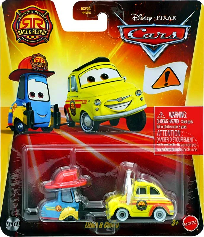 Cars (Auta) Race & Rescue - Luigi + Guido
