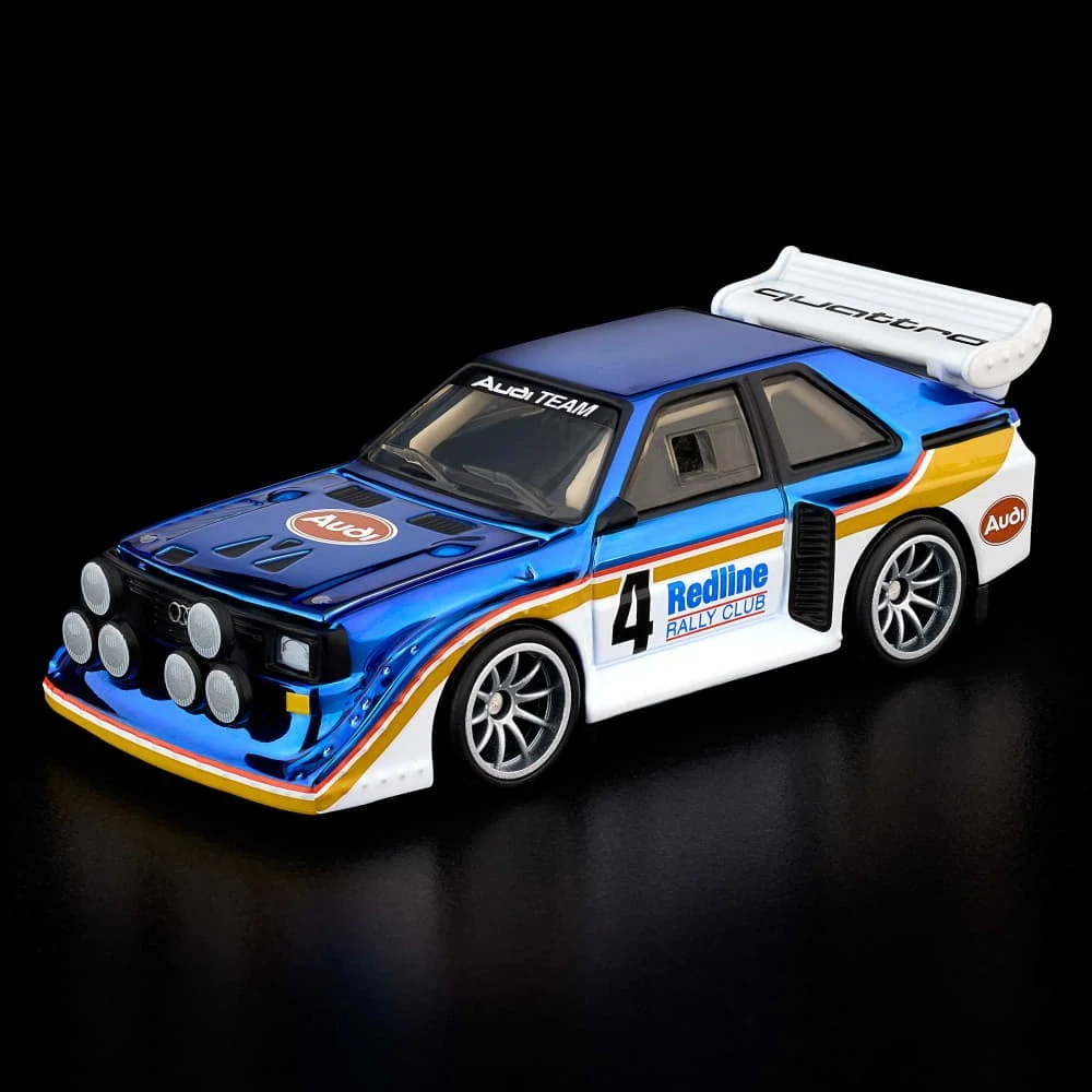 Hot Wheels - RLC Exclusive 1985 Audi Sport quattro S1 - White-Blue JJY70
