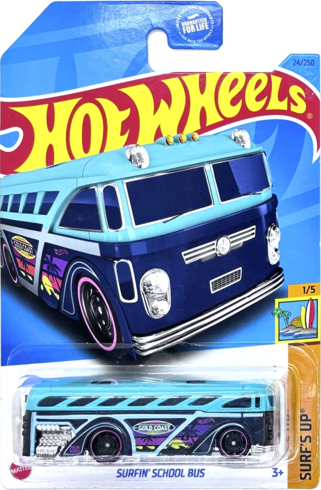 HOT WHEELS - Surfin' School Bus Blue-Turquoise (H1)