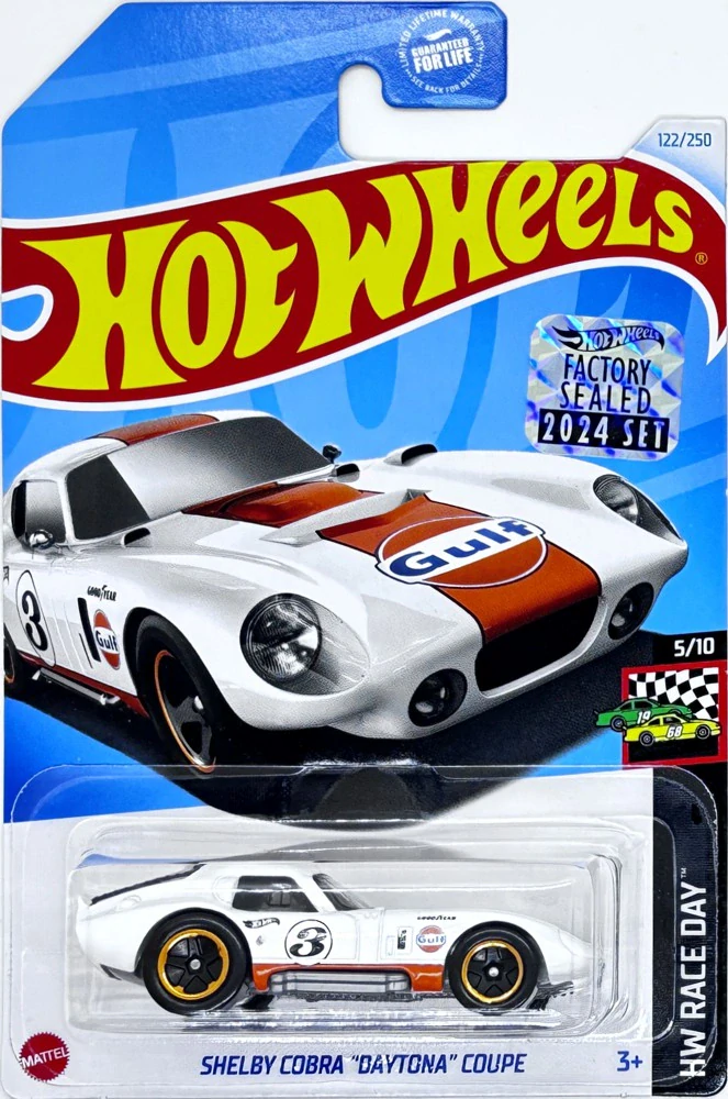 HOT WHEELS - Shelby Cobra Daytona Coupe White (KB2)