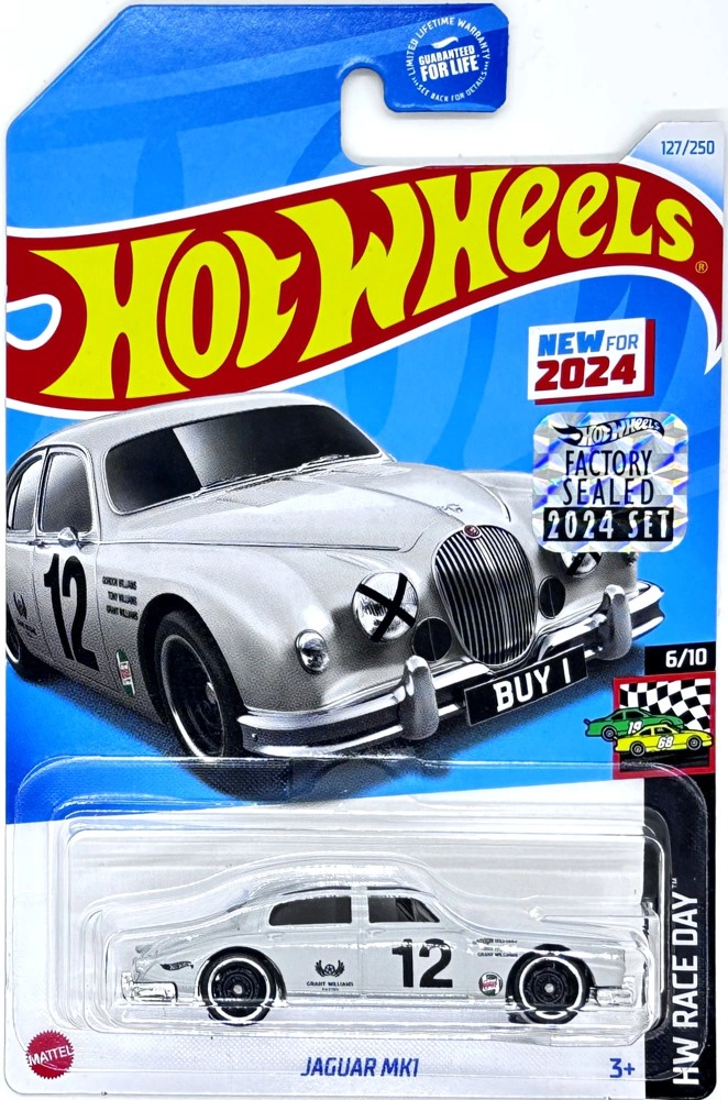 HOT WHEELS - Jaguar MK1 LightGrey (KB3)