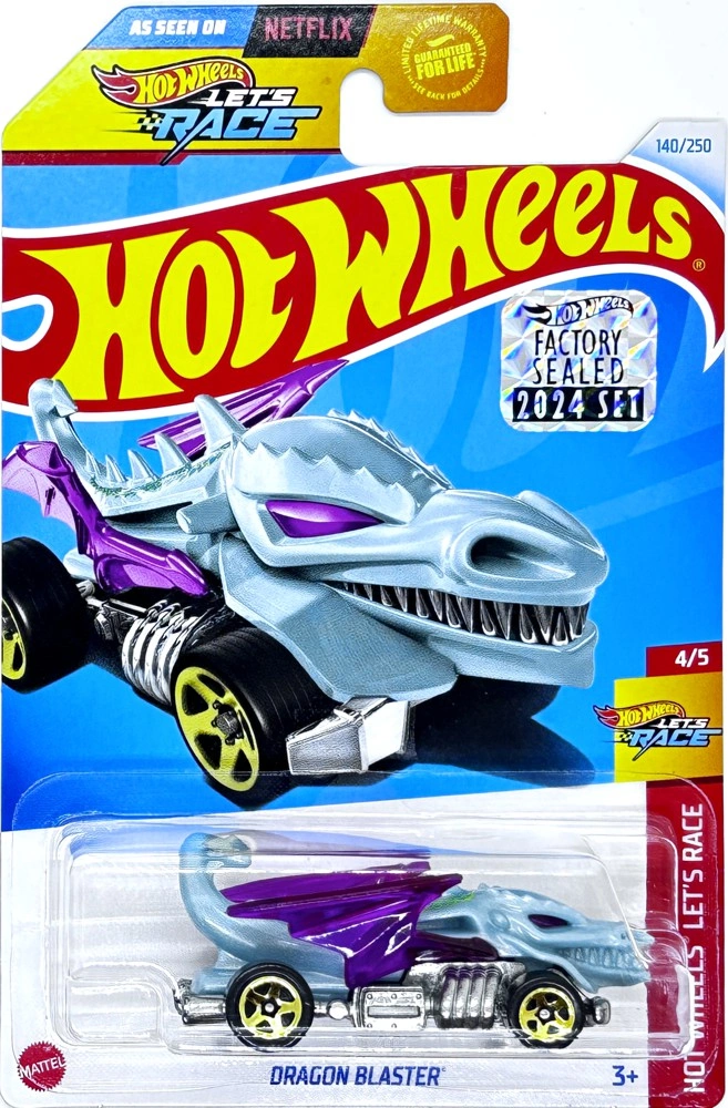 HOT WHEELS - Dragon Blaster LightBlue (D)