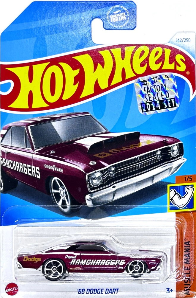 HOT WHEELS - '68 Dodge Dart Burgundy (KB5)