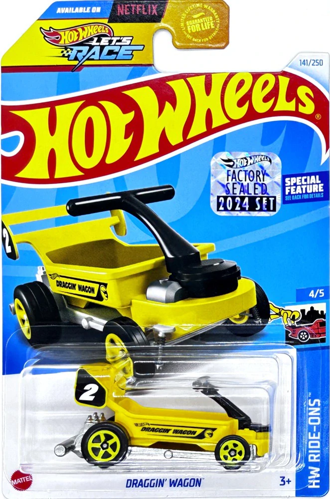 HOT WHEELS - Draggin' Wagon Yellow (KB5)