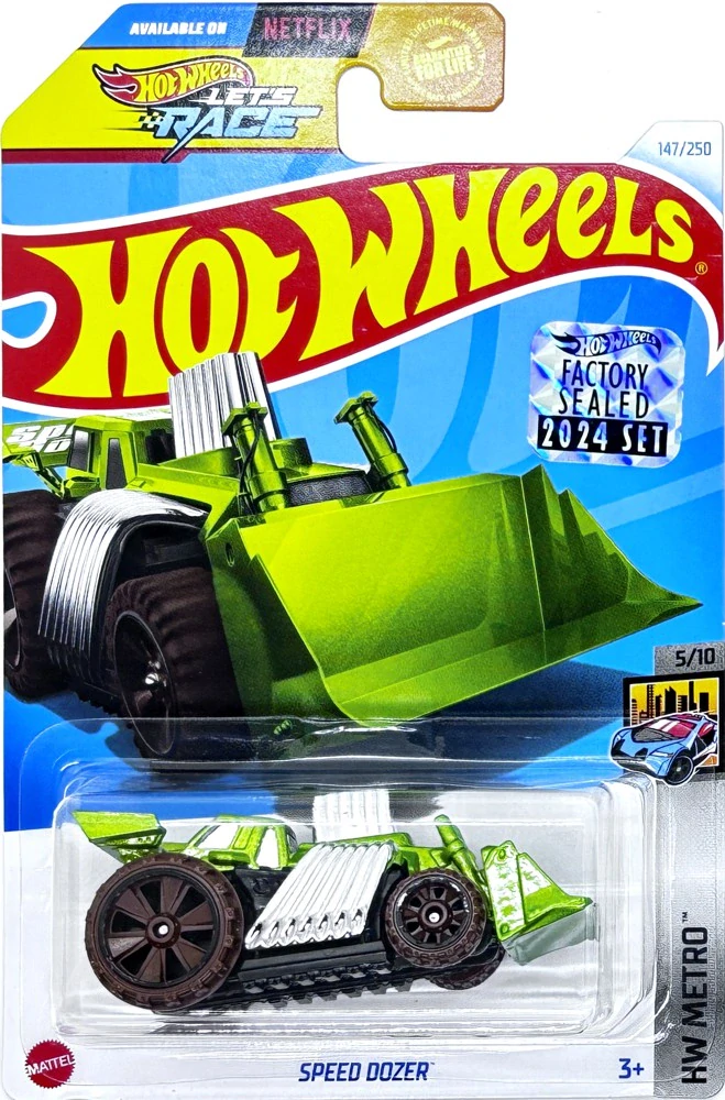HOT WHEELS - Speed Dozer Green (KB6)