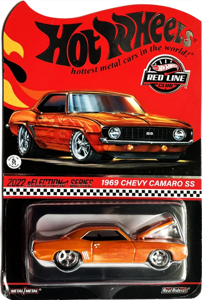 Hot Wheels - RLC sELECTIONs 1969 Chevy Camaro SS - Bright Orange HGK83