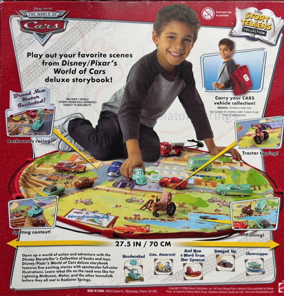 Cars (Auta) - Playmat (hrací kobereček) + Brand New Mater (mladý Burák) - Story Tellers