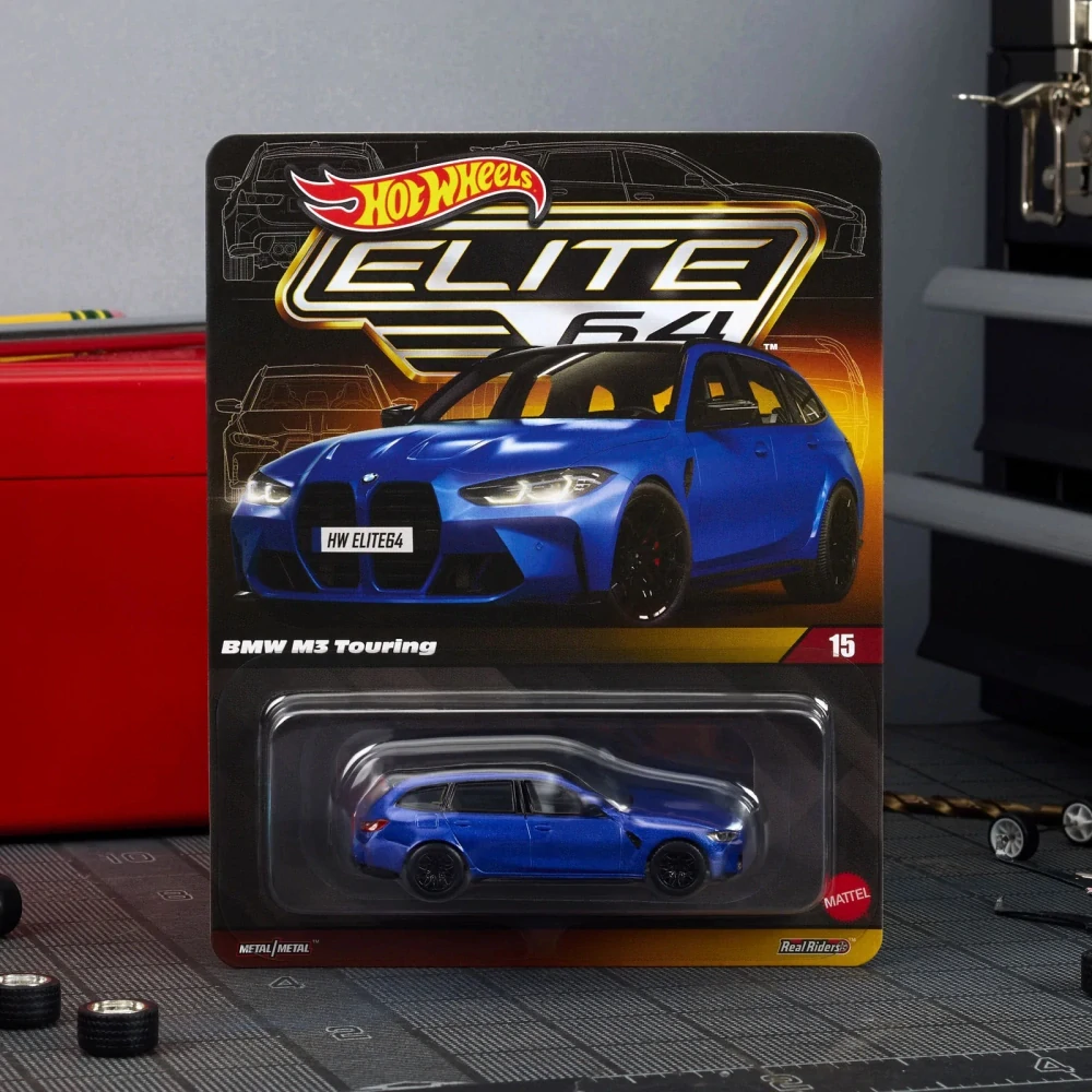 Hot Wheels - Elite 64 BMW M3 Touring - Blue HWR93