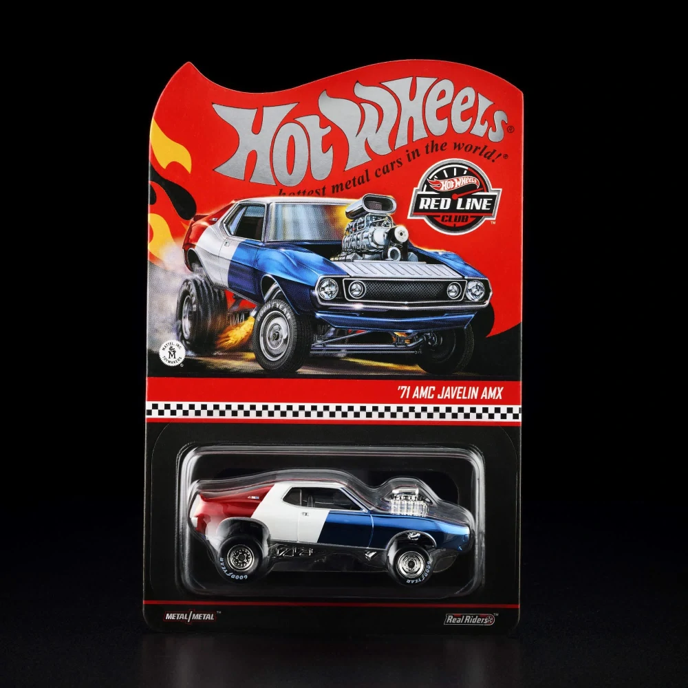 Hot Wheels -  RLC Exclusive ’71 AMC Javelin AMX - Blue-Red-White JJY58