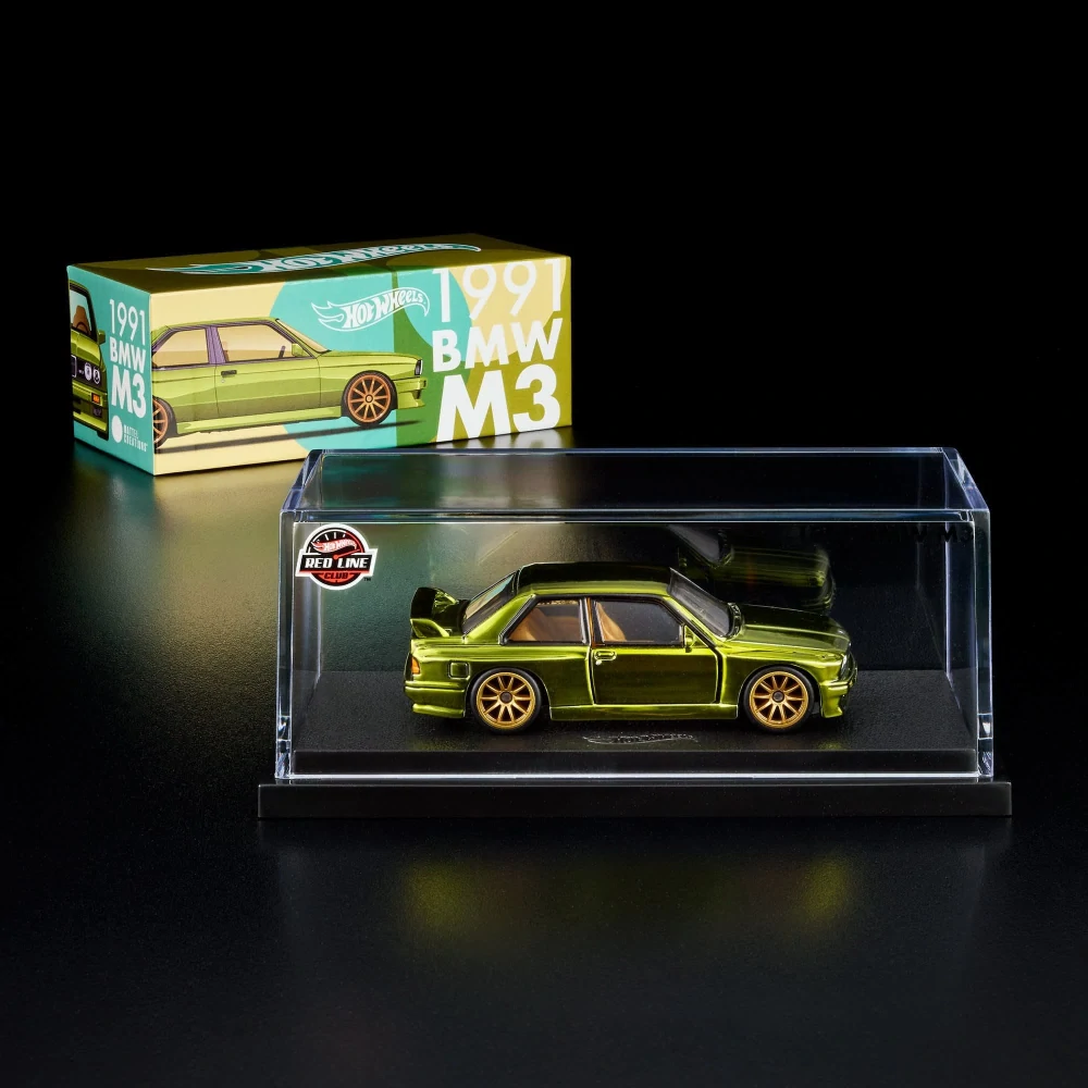 Hot Wheels -  RLC Exclusive 1991 BMW M3 - Spectraflame Olive JJY68