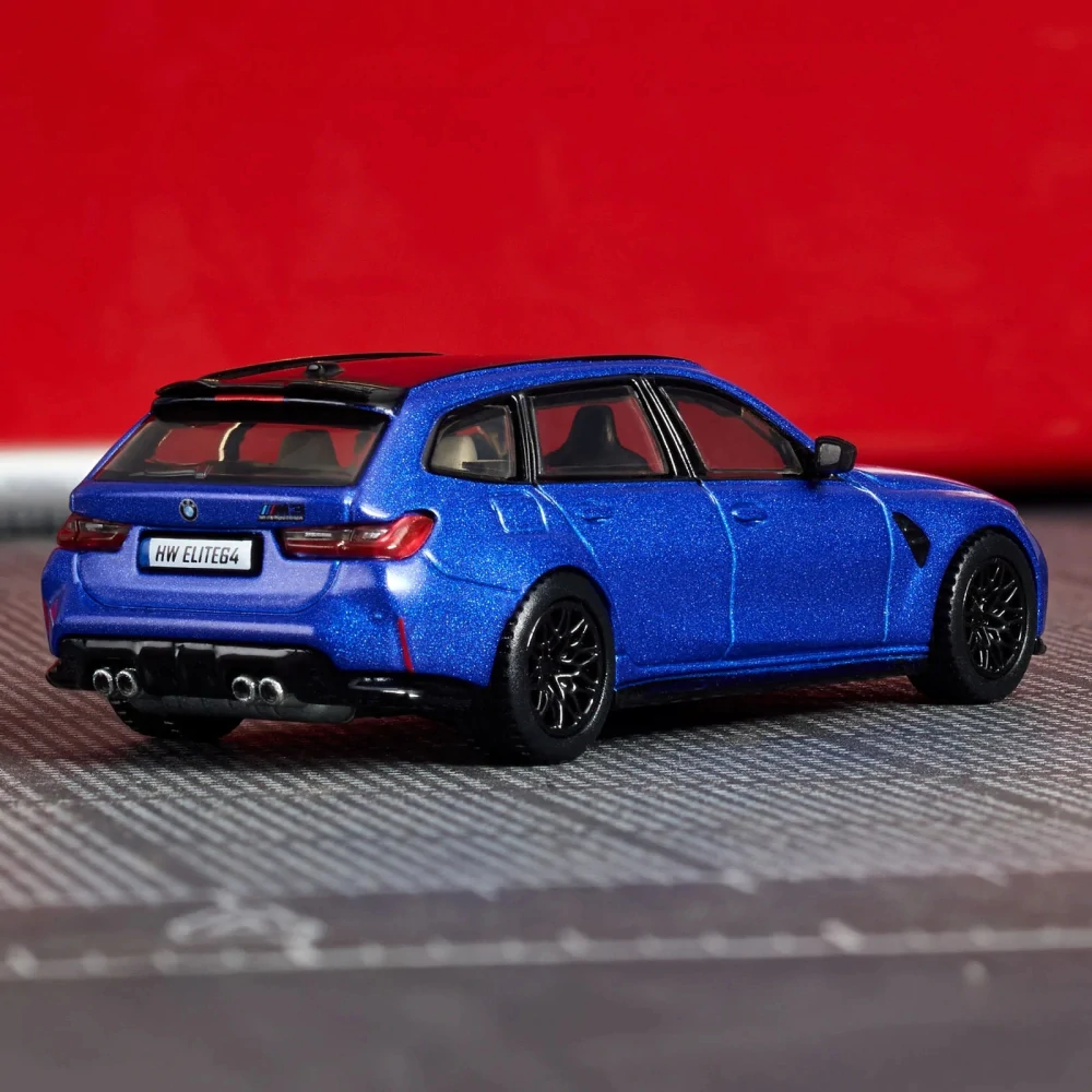 Hot Wheels - Elite 64 BMW M3 Touring - Blue HWR93