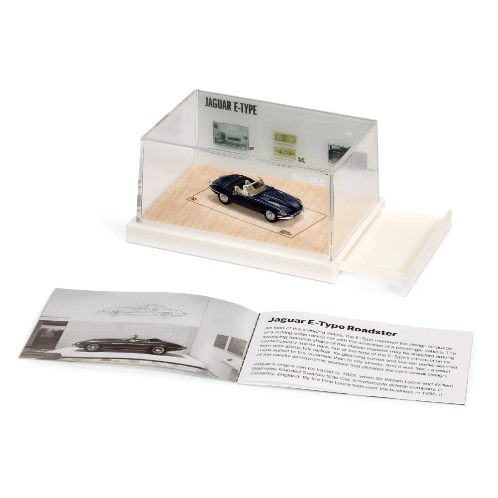 Hot Wheels x MoMA Jaguar E-Type Roadster - Blue JGL49