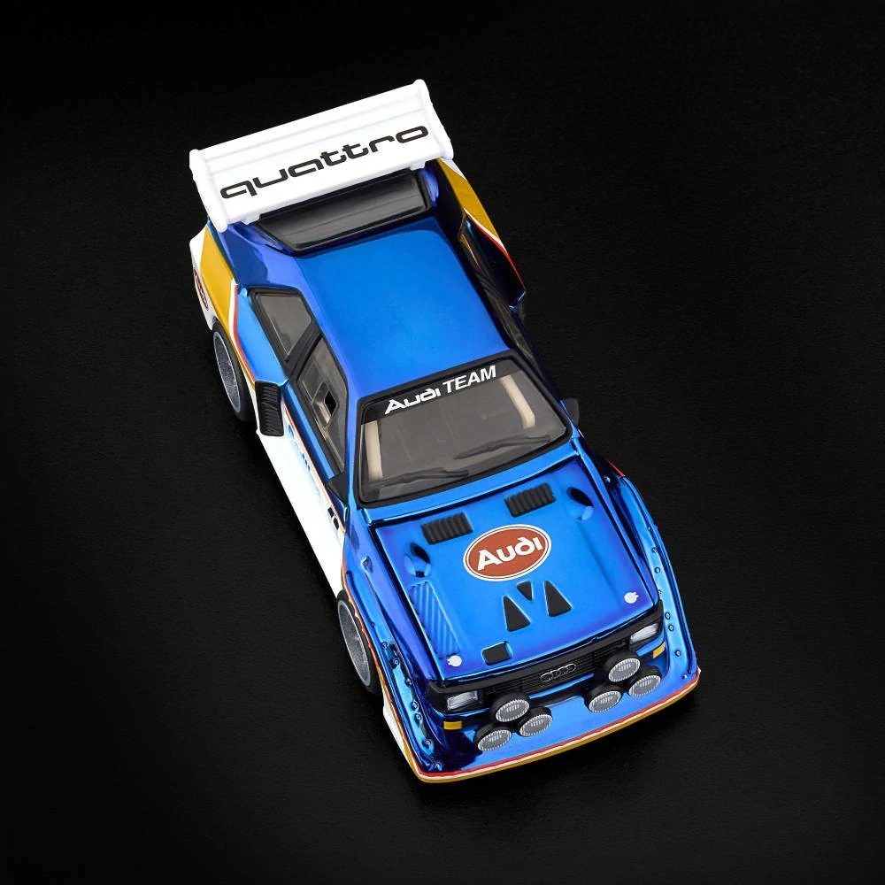 Hot Wheels - RLC Exclusive 1985 Audi Sport quattro S1 - White-Blue JJY70