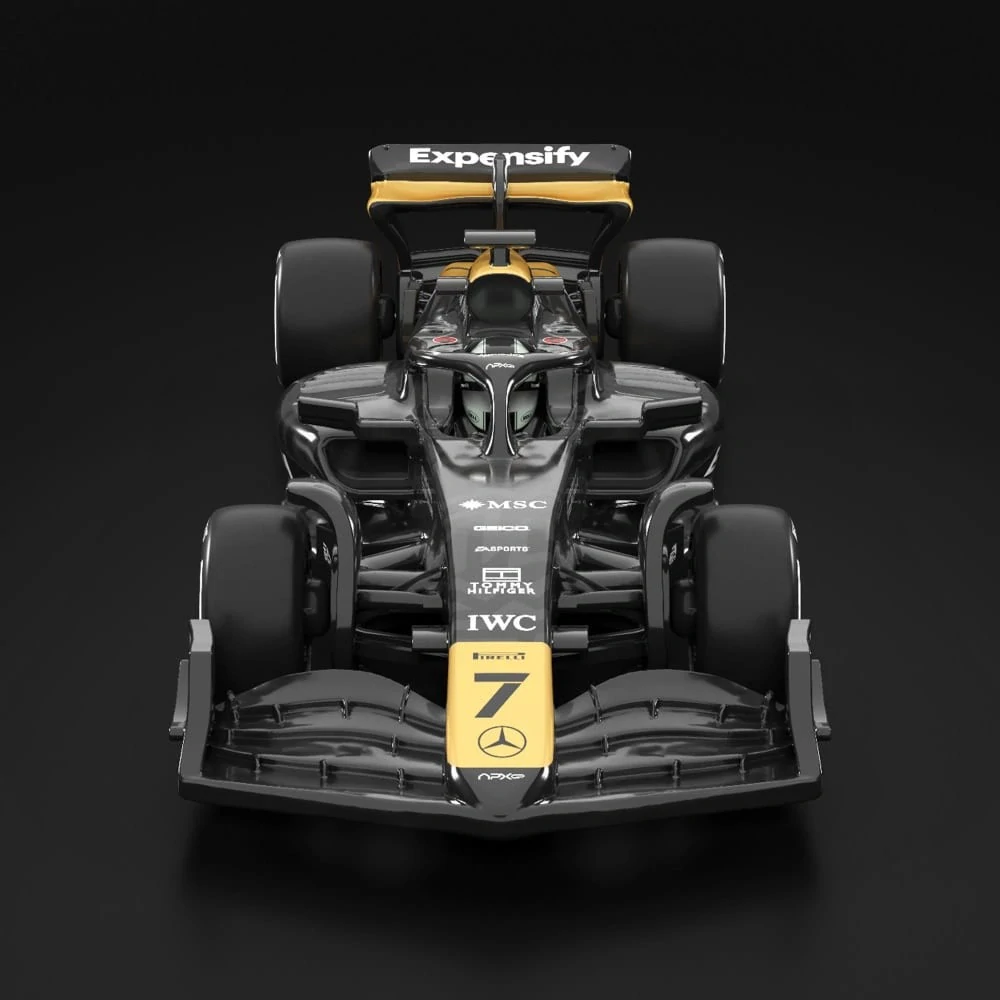 Hot Wheels - F1 The Movie Vehicle - Black-Gold JMT03