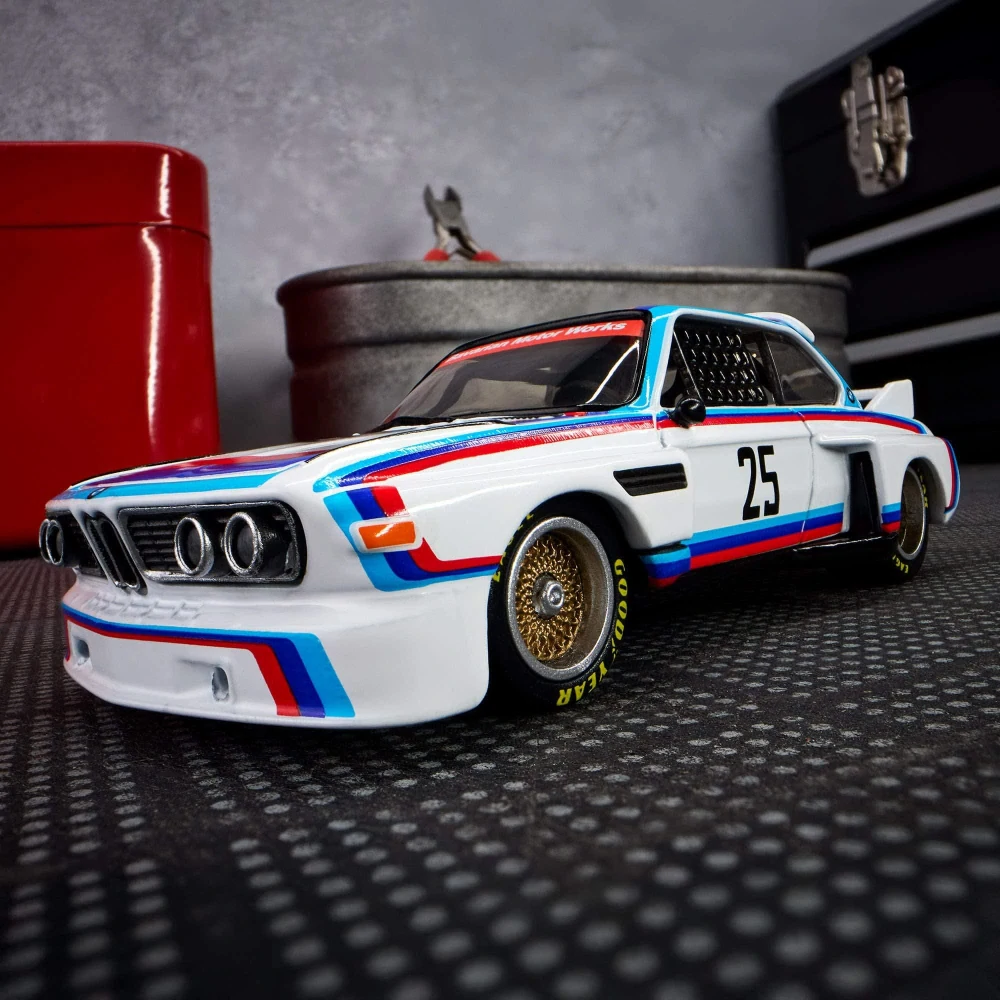 Hot Wheels - Elite 64 1975 BMW 3.0 CSL Race - White JCP42