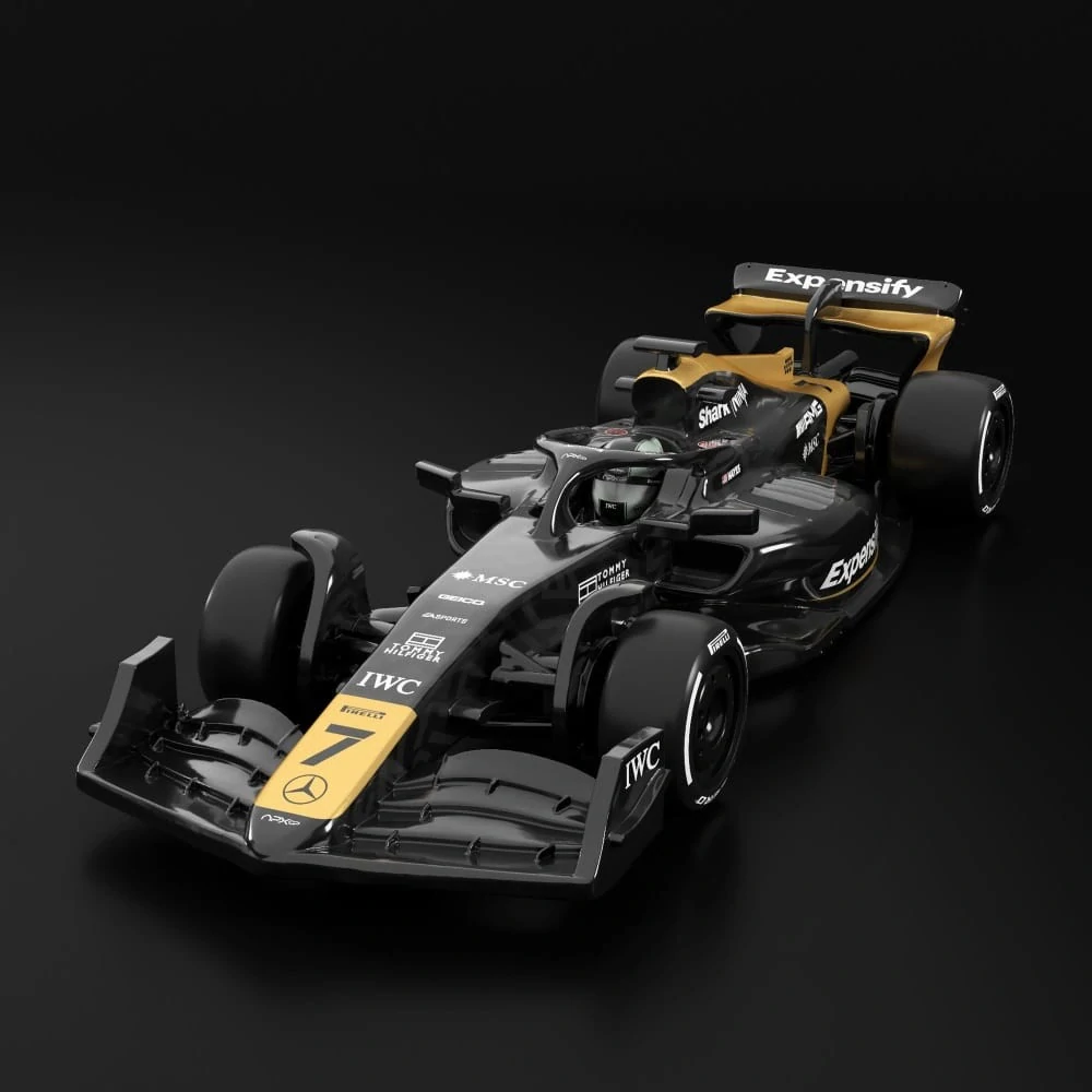 Hot Wheels - F1 The Movie Vehicle - Black-Gold JMT03