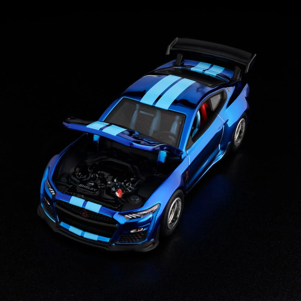 Hot Wheels - Hot Wheels RLC 2022 Ford Mustang Shelby GT500 Code Red - Blue JJY59