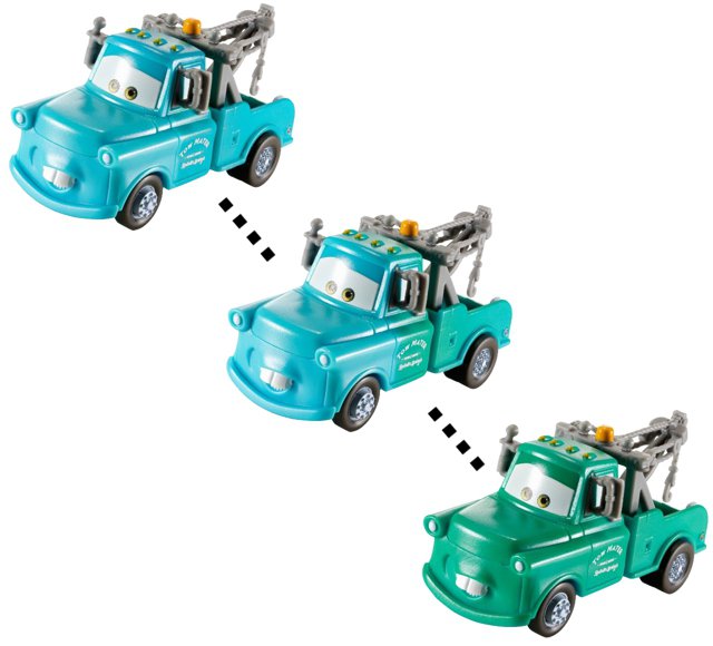 Cars 2 (Auta 2) - Color Changers Brand New Mater (Burák měnící barvu)