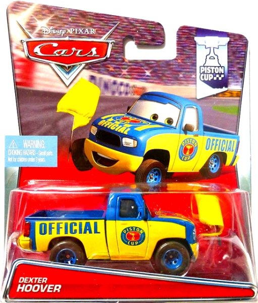 Cars (Auta) - Dexter Hoover (se žlutým praporkem)