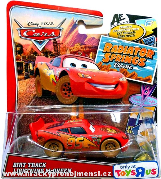 Cars (Auta) - Dirt Track Lightning McQueen (zablácený Blesk McQueen)