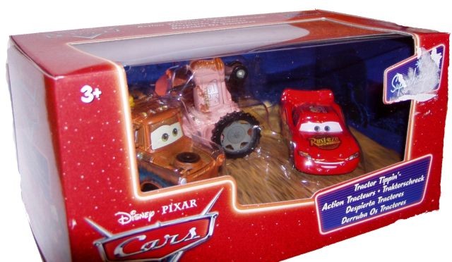 Cars - McQueen, Burák, Traktor - sada 3 autíček