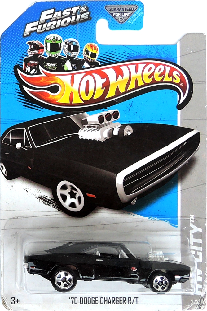 Hot Wheels - '70 Dodge Charger R/T (black)