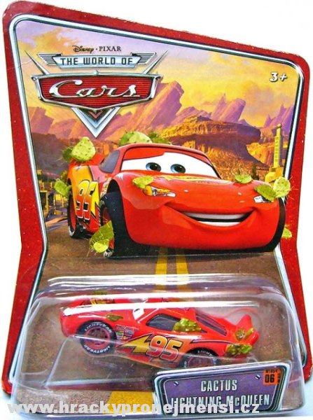 Cars (Auta) - Cactus Lightning McQueen (Blesk s kaktusy na kapotě) - The World Of Cars
