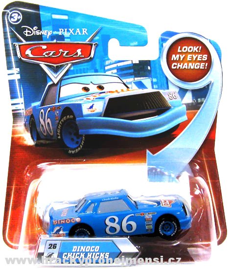 Cars (Auta) - Chick Hicks Dinoco Look (měnící pohled)