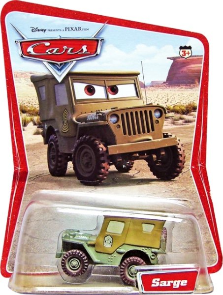 Cars (Auta) - Sarge (Serža) - Sběratelský - 1. Série