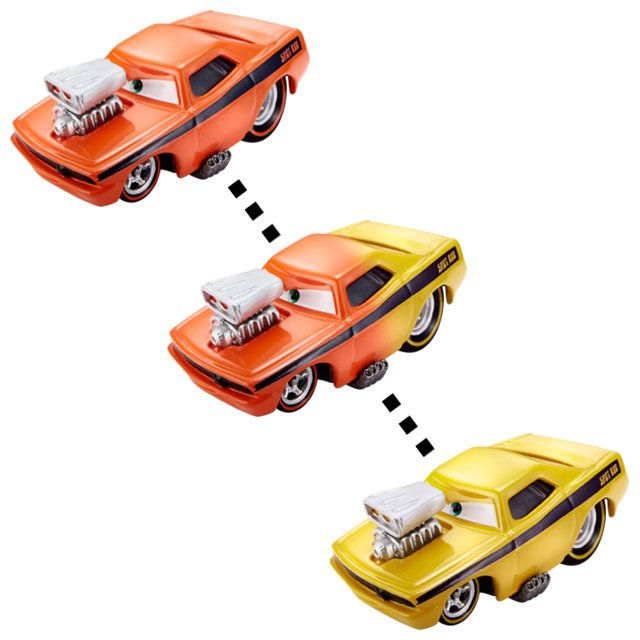 Cars 2 (Auta 2) - Color Changers Snot Rod (Smrkáč měnící barvu)
